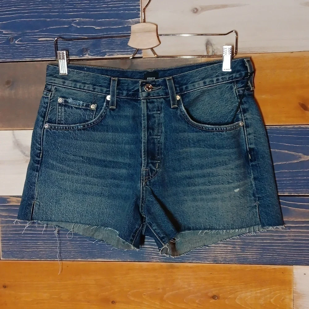 Free People Edwin Cai Shorts 29 denim shorts jean shorts